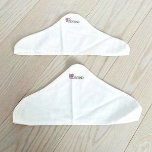 Red Valentino Cotton Hanger Covers, set  of 2 White